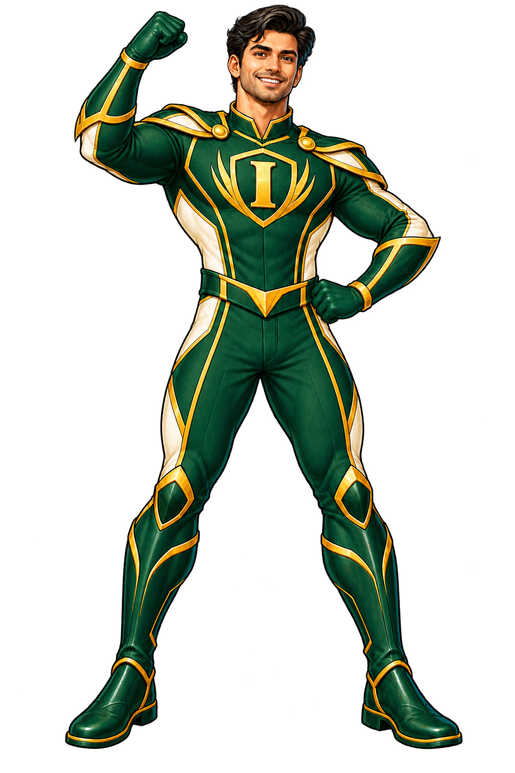 Male INFINPRO character pose: Achievement