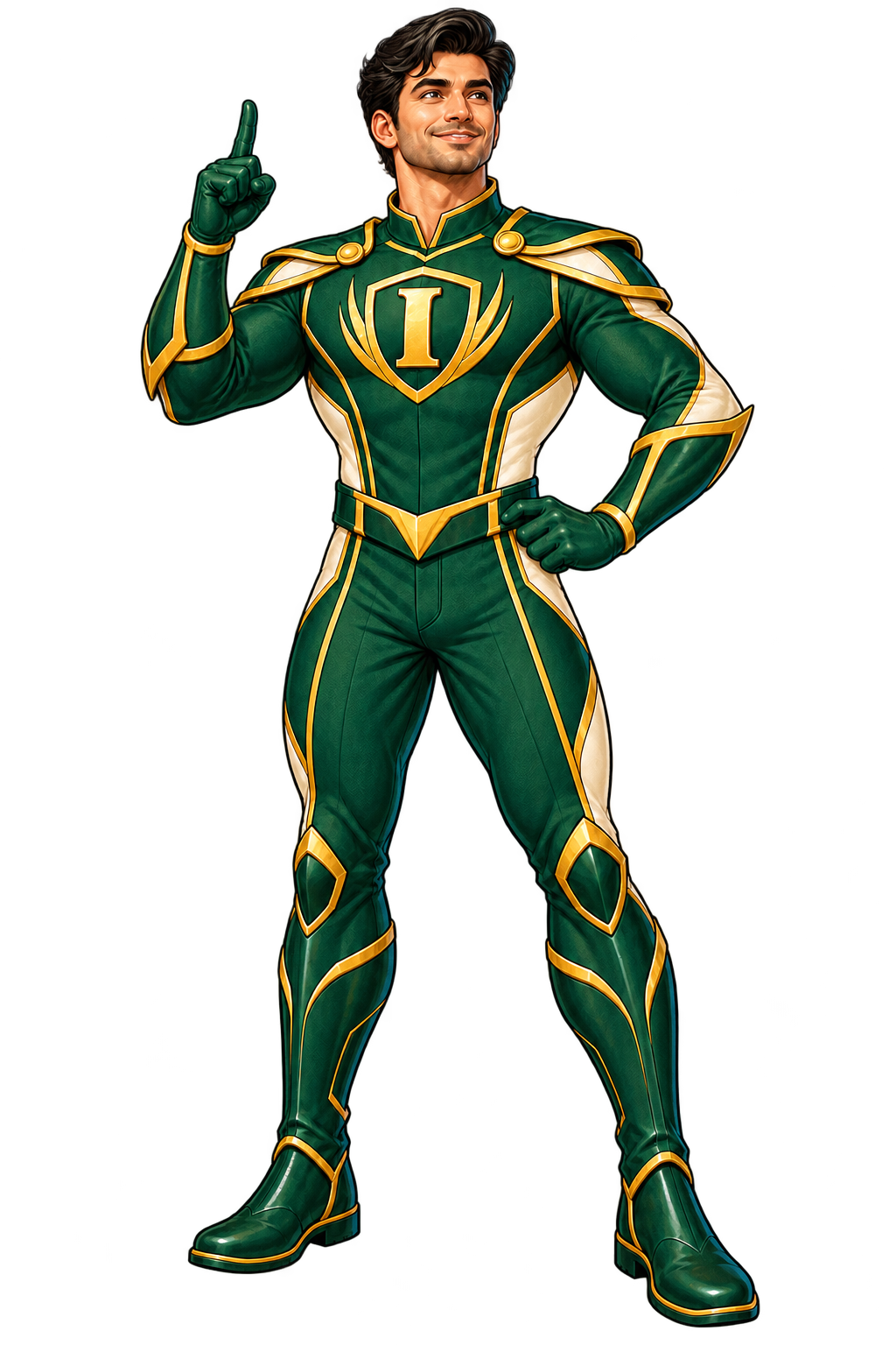 Male INFINPRO character pose: Key idea