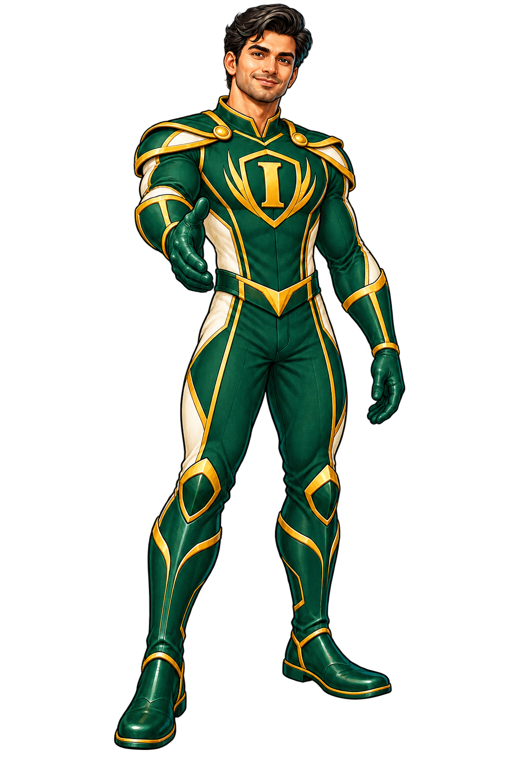 Male INFINPRO character pose: Partnership
