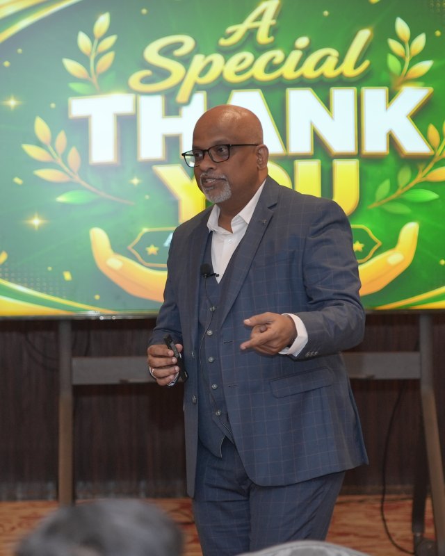 Arun AK, CEO & Founder of INFINPRO Consultants, speaking at an event